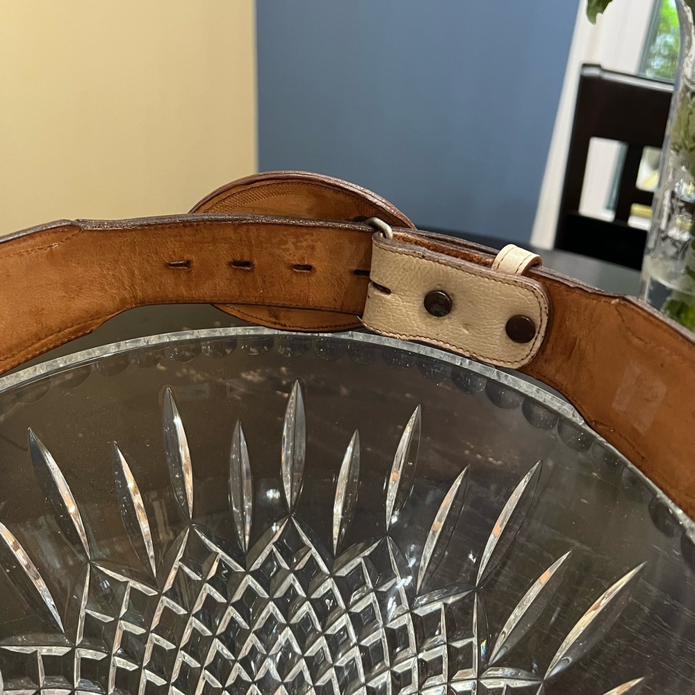 Vintage Nocona Genuine Lizard Belt sz 30 - Picture 5 of 9